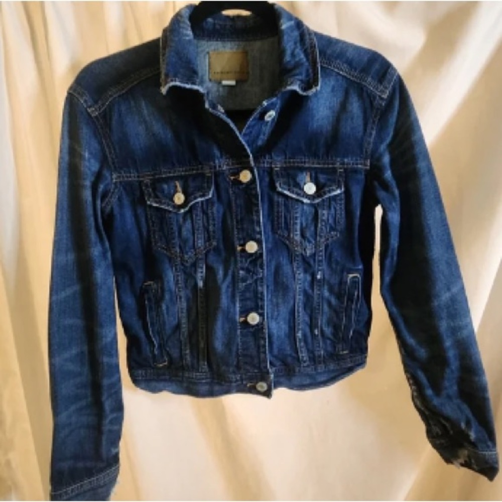 Women's Dark Blue Denim Jacket